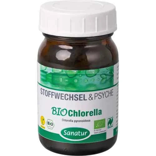 Organic Chlorella, vitamins and iron, BIOCHLORELLA Pyrene Sanatur Powder