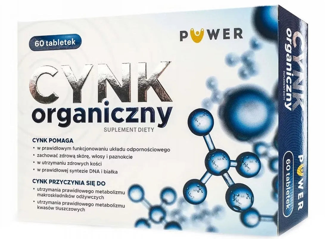 Organic Zinc Powder 60 tablets - UKDorf