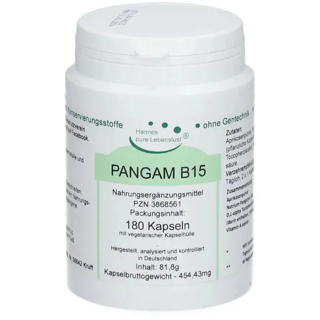 PANGAM Vitamin B15 Vegi Capsules - UKDorf