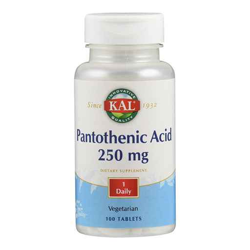 PANTOTHENIC ACID VITAMIN B5 250 mg KAL tablets