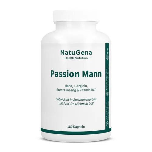 PASSION Mann Maca+L-Arginine+Ginseng+B6 capsules 180 pcs - 3