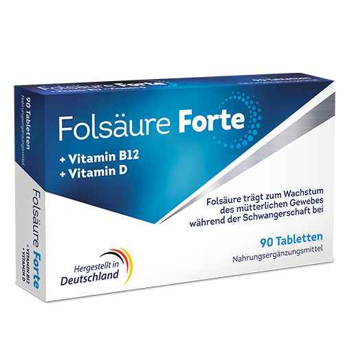 PHARMAVITAL Folic Acid Forte+Vitamin B12+D Tablets
