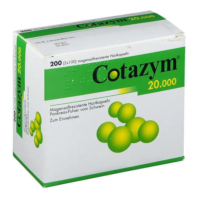 Pancreatin, triacylglycerol lipase, COTAZYM 20,000 pellets - UKDorf