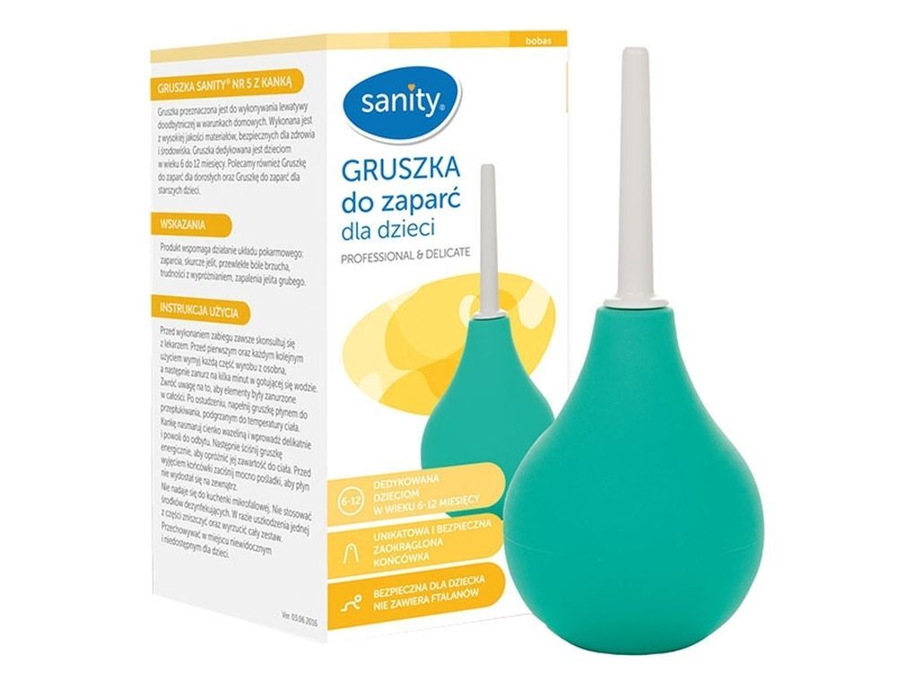 Pear for constipation for children no. 5 SANITY 1 pc.