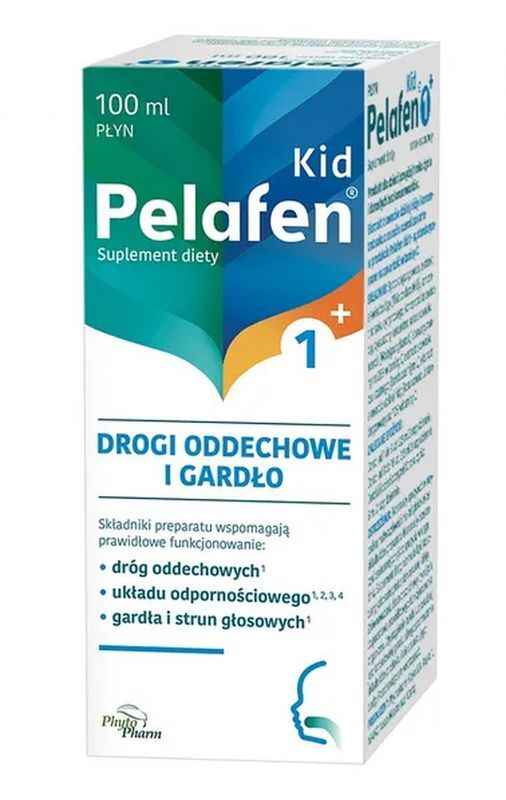 Pelafen Kid over 1 year Respiratory tract and throat 100 ml