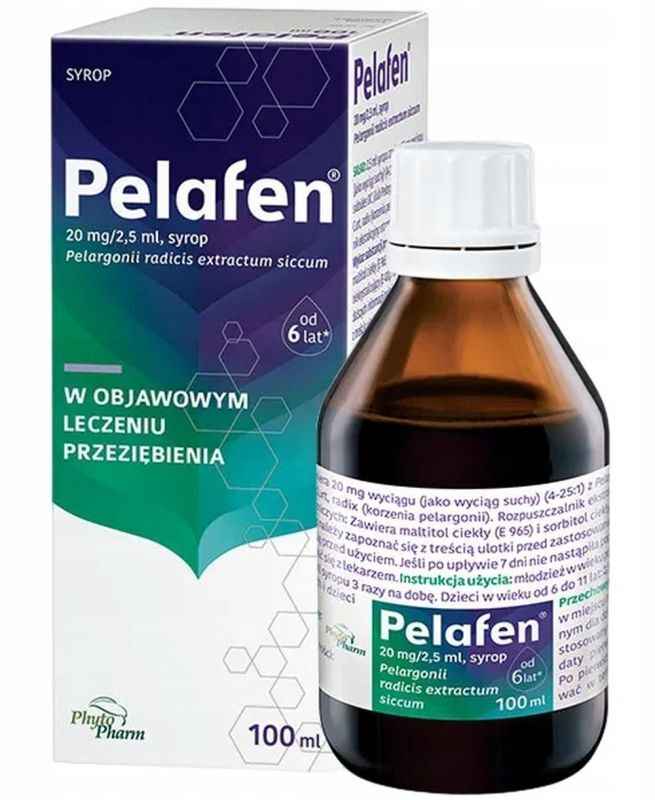 Pelafen MED 20 mg/2.5 ml syrup 100 ml