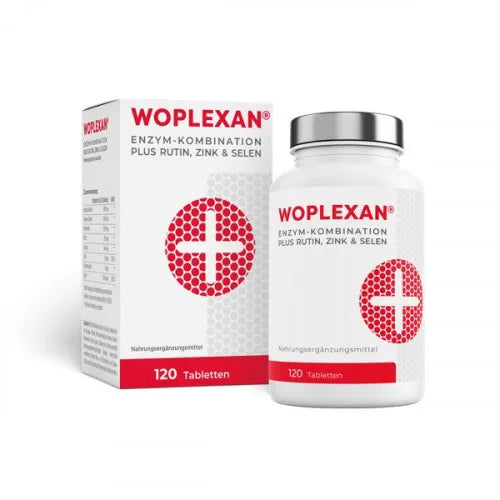 Pineapple, papaya, pancreatin, rutin, trypsin, chymotrypsin, WOPLEXAN - UKDorf
