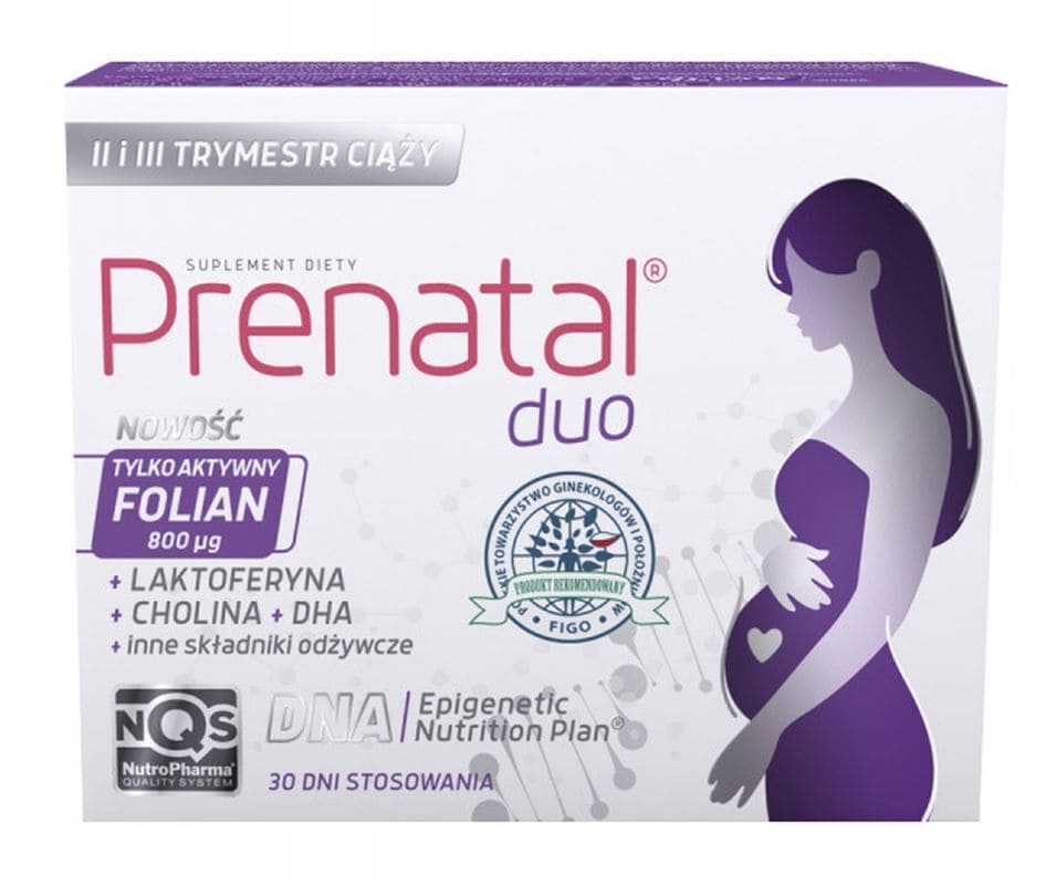 Prenatal DUO 30 hard capsules + 60 gelatin capsules - UKDorf