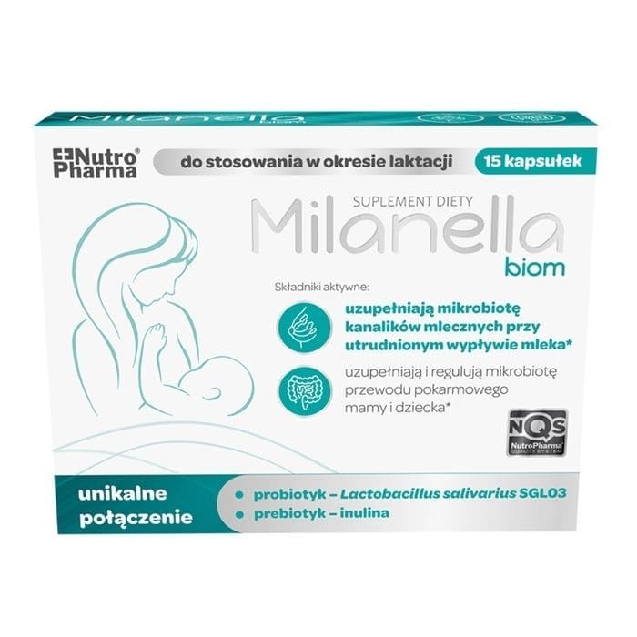 Probiotic and a prebiotic, Milanella Biom - UKDorf