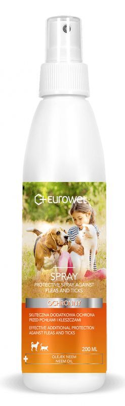 Protective spray against fleas and ticks for animals - UKDorf