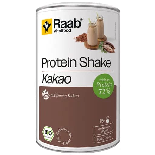 RAAB Vitalfood Protein Shake Cocoa Organic Powder - UKDorf