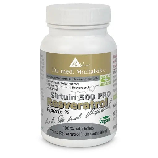 RESVERATROL SIRTUIN 500 PRO capsules - UKDorf