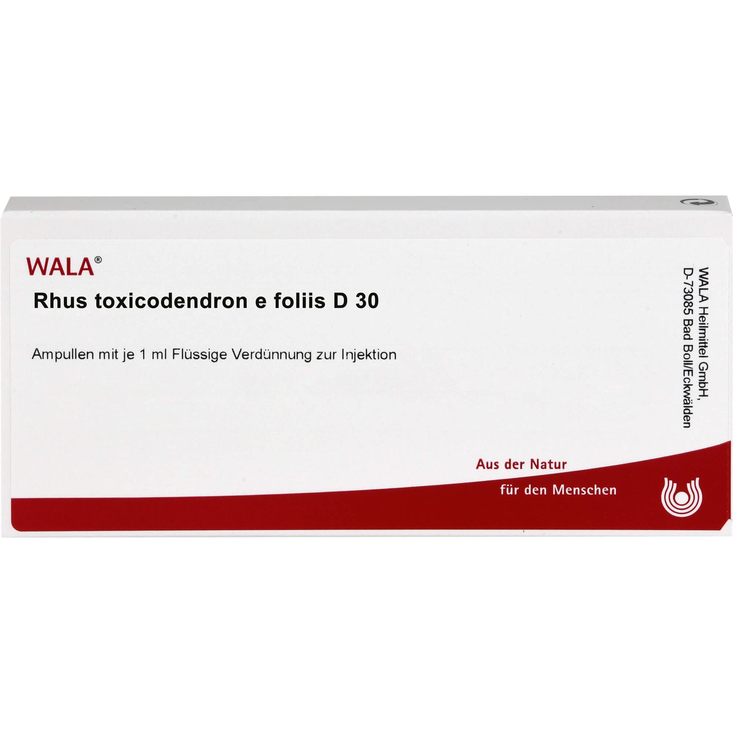 RHUS TOXICODENDRON E foliis D 30 ampoules