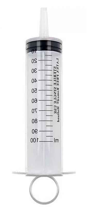 ROMED 100 ml three-piece syringe with catheter tip 1 piece