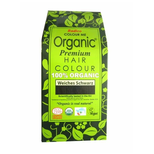 Radico Organic Hair Colour Soft Black 100 g