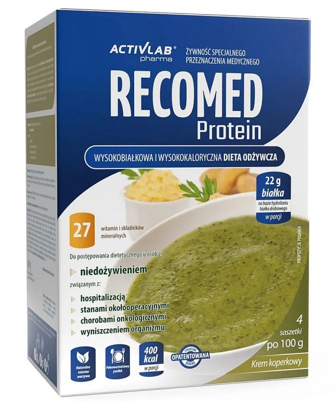 malnutrition RecoMed Protein dill flavor 4 sachets
