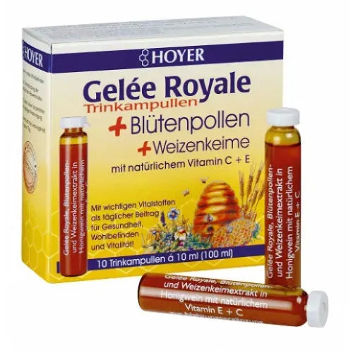 Royal Jelly+Pollen+Wheat K. Drinking ampules - UKDorf
