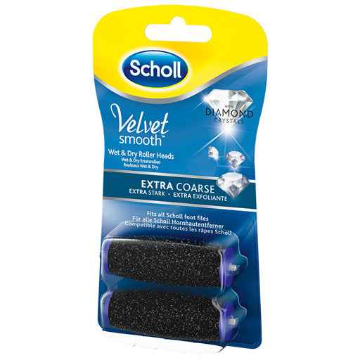 SCHOLL Velvet smooth Express Pedi replacement rollers extra strong