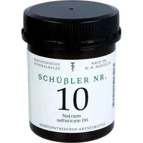 SCHÜSSLER NO. 10 Sodium sulfuricum D 6 Tablets