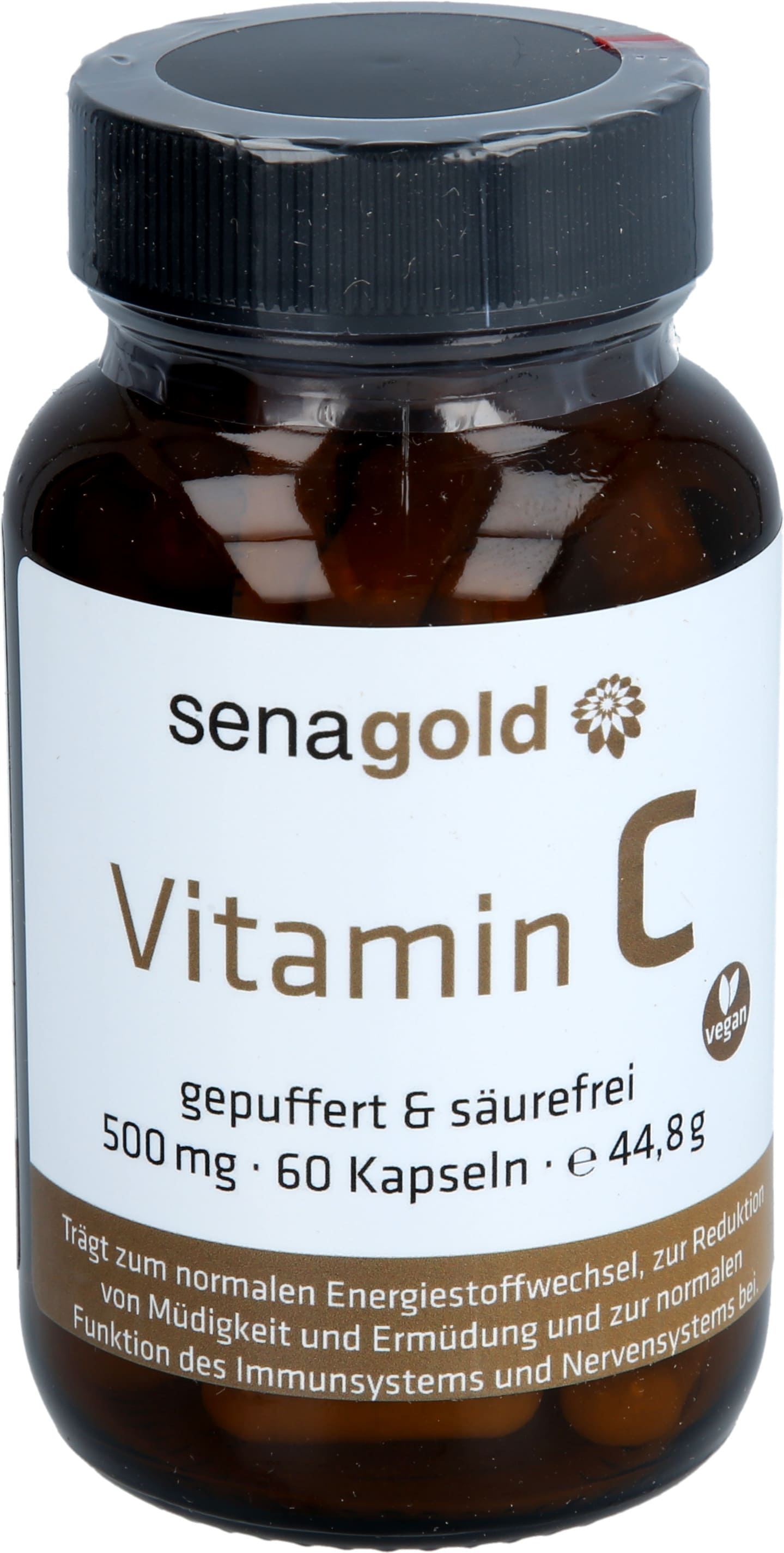 SENAGOLD Vitamin C buffered & acid-free 500 mg - UKDorf