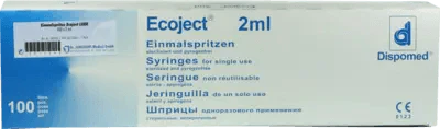 SINGLE SYRINGE 2 ml Luer Ecoject - UKDorf