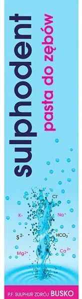 SULPHUR BUSKO ZDRÓJ Sulphodent periodontal toothpaste