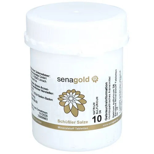 Schüssler Salt No. 10 Natrium sulfuricum D 6 (BIOCHEMIE Senagold) - UKDorf