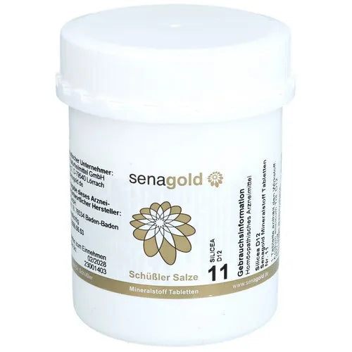 Schüssler Salt No. 11 Silicea D 12 (BIOCHEMIE Senagold) - UKDorf