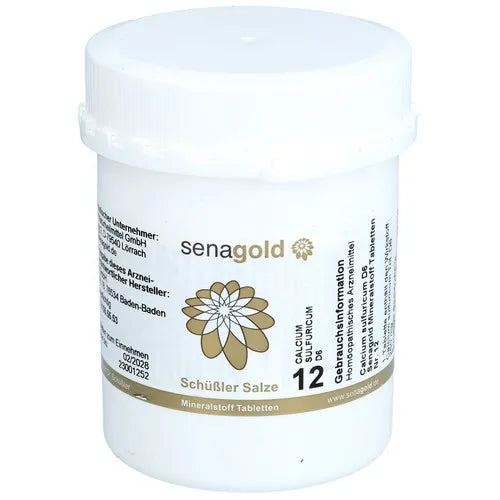 Schüssler Salt No. 12 Calcium sulfuricum D 6 (BIOCHEMIE Senagold) - UKDorf