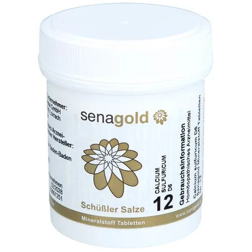 Schüssler Salt No. 12 Calcium sulfuricum D 6 (BIOCHEMIE Senagold) - UKDorf
