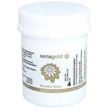 Schüssler Salt Senagold No. 4 Kalium chloratum D6 Tabl. (4x1000) 4000 pcs - UKDorf