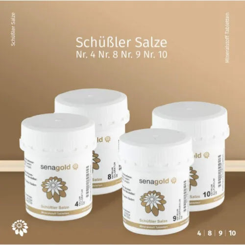 Schüssler Salts Metabolism Cure No. 4, 8, 9, 10 - UKDorf