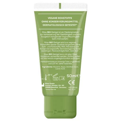 Sex lubricant product, sex lubricants, RITEX Organic Anal Lubricant - UKDorf