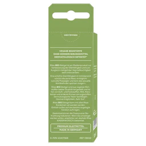 Sex lubricant product, sex lubricants, RITEX Organic Anal Lubricant - UKDorf