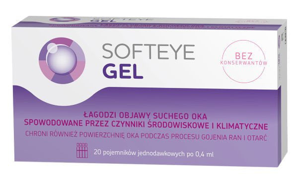 Softeye Gel eye gel x 20 containers 0.4ml - UKDorf
