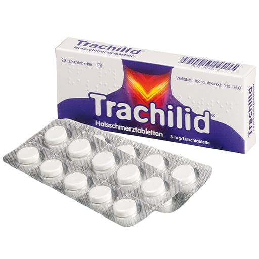 Sore throat, TRACHILID throat lozenges - UKDorf