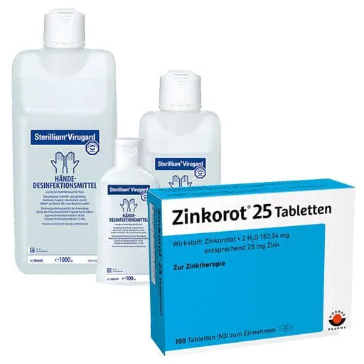 Sterillium Virugard + Zinkorot 25 economy set - UKDorf