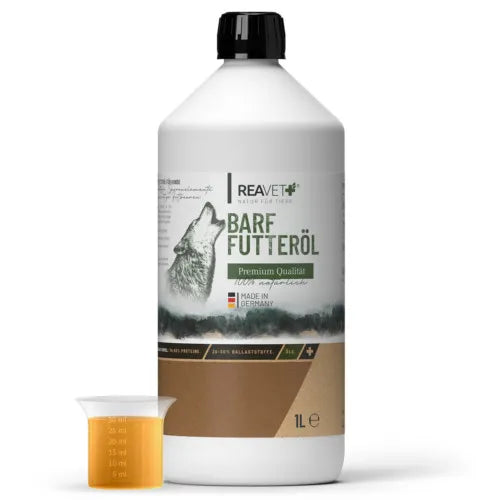 Supplementary feed oil for dogs REAVET Barf Feeding Oil 1 l
