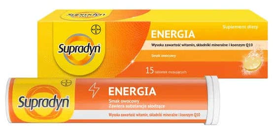 Supradyn Energy x 15 effervescent tablets - UKDorf