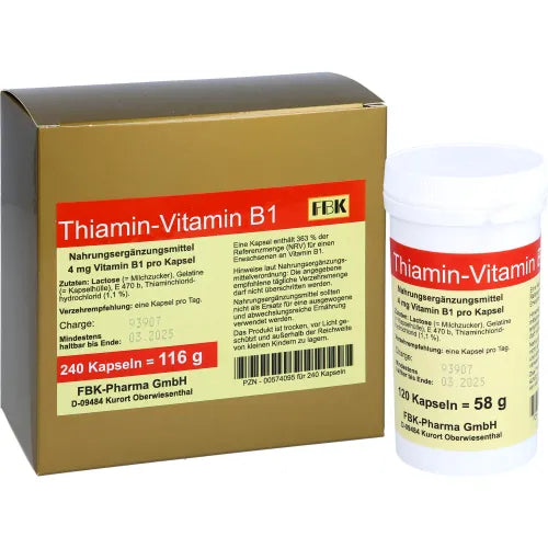 THIAMIN capsules FBK-Pharma Vitamin B1