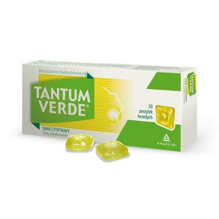 Tantum Verde lemon flavor 20 lozenges - UKDorf