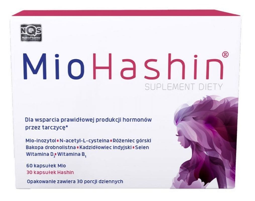 Thyroid gland hormones, MioHashin 30+ 60 capsules - UKDorf