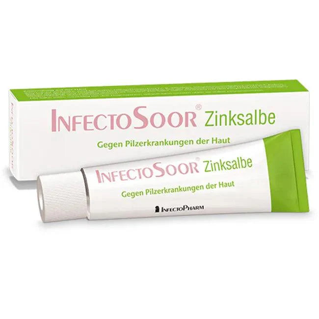 Treatment for dermatitis, yeast (Candida), INFECTOSOOR zinc ointment - UKDorf