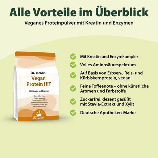 VEGAN PROTEIN HIT Dr.Jacob's powder - UKDorf