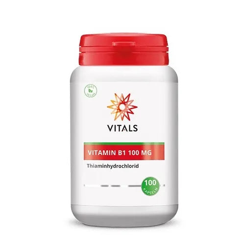 VITAMIN B1 100 mg Thiamin HCl Capsules 100 count