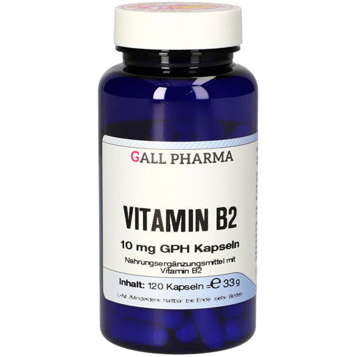VITAMIN B2 10 mg GPH capsules - UKDorf