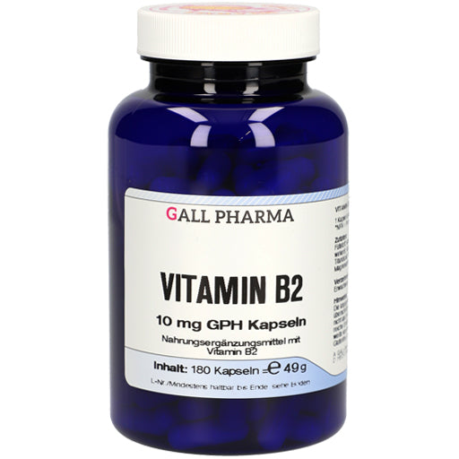 VITAMIN B2 10 mg GPH capsules - UKDorf