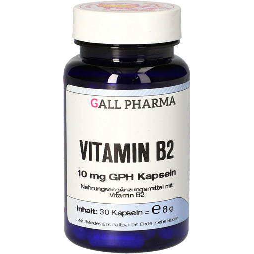 VITAMIN B2 10 mg GPH capsules - UKDorf