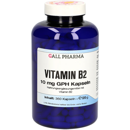 VITAMIN B2 10 mg GPH capsules - UKDorf