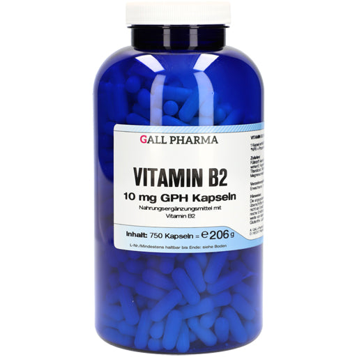 VITAMIN B2 10 mg GPH capsules - UKDorf